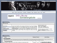 Tablet Screenshot of forum.harrypotter-xperts.de